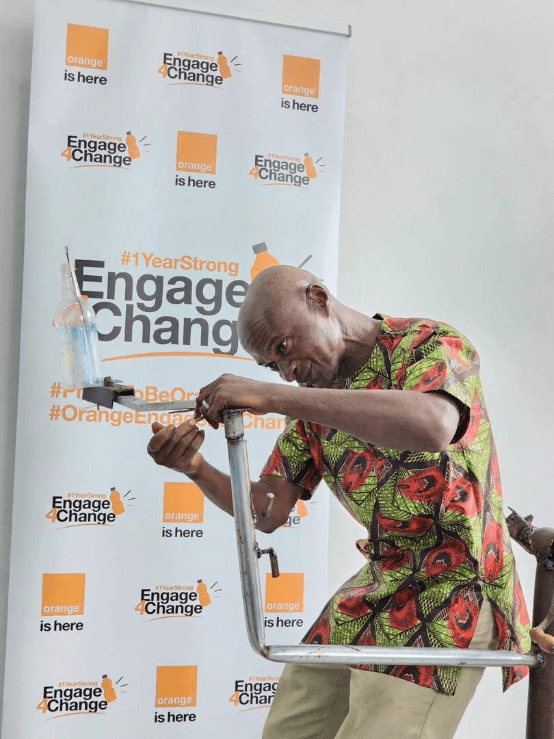 The making of the plastic brooms