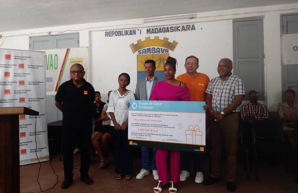 Simonette Soalaza, lauréate du "Coup de coeur Ô féminin"