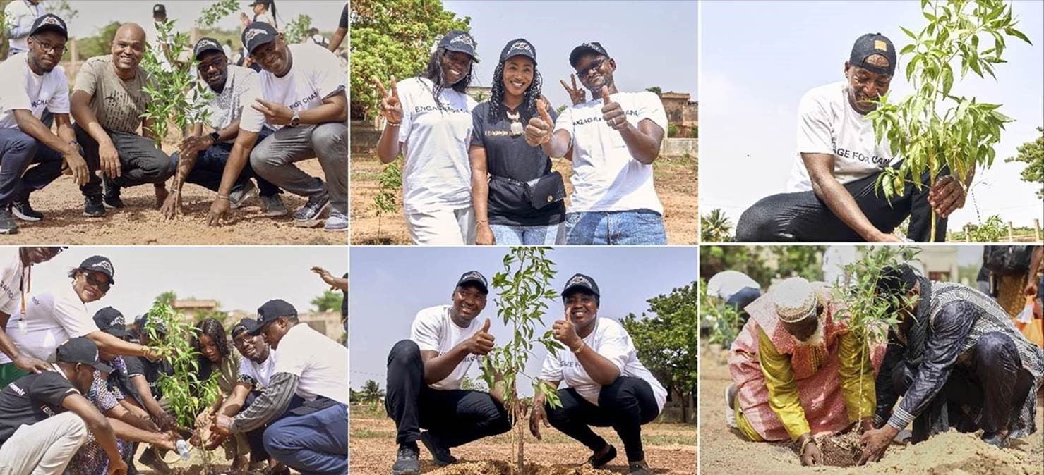 Plantation d'arbre a la cité des enfants