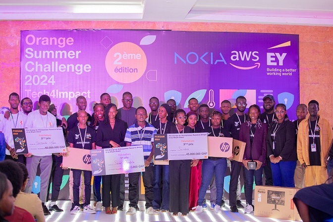 Cérémonie de remise des prix de la 2ème édition d’Orange Summer Challenge
