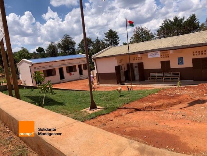 Nouveaux bâtiments du centre de santé de base, Village Orange Antsahafilo <br>