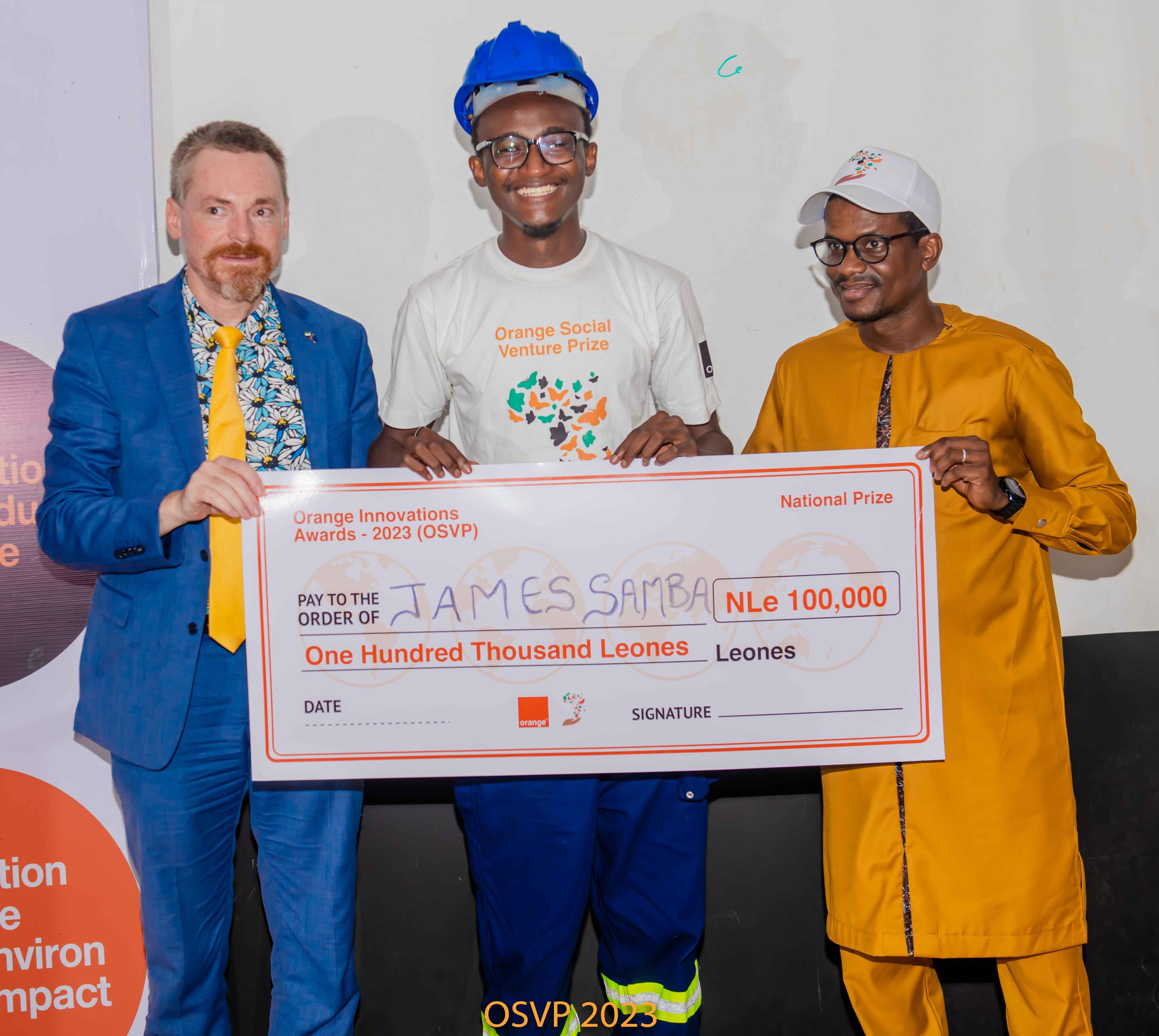 OSVP National Prize Winner - James Samba